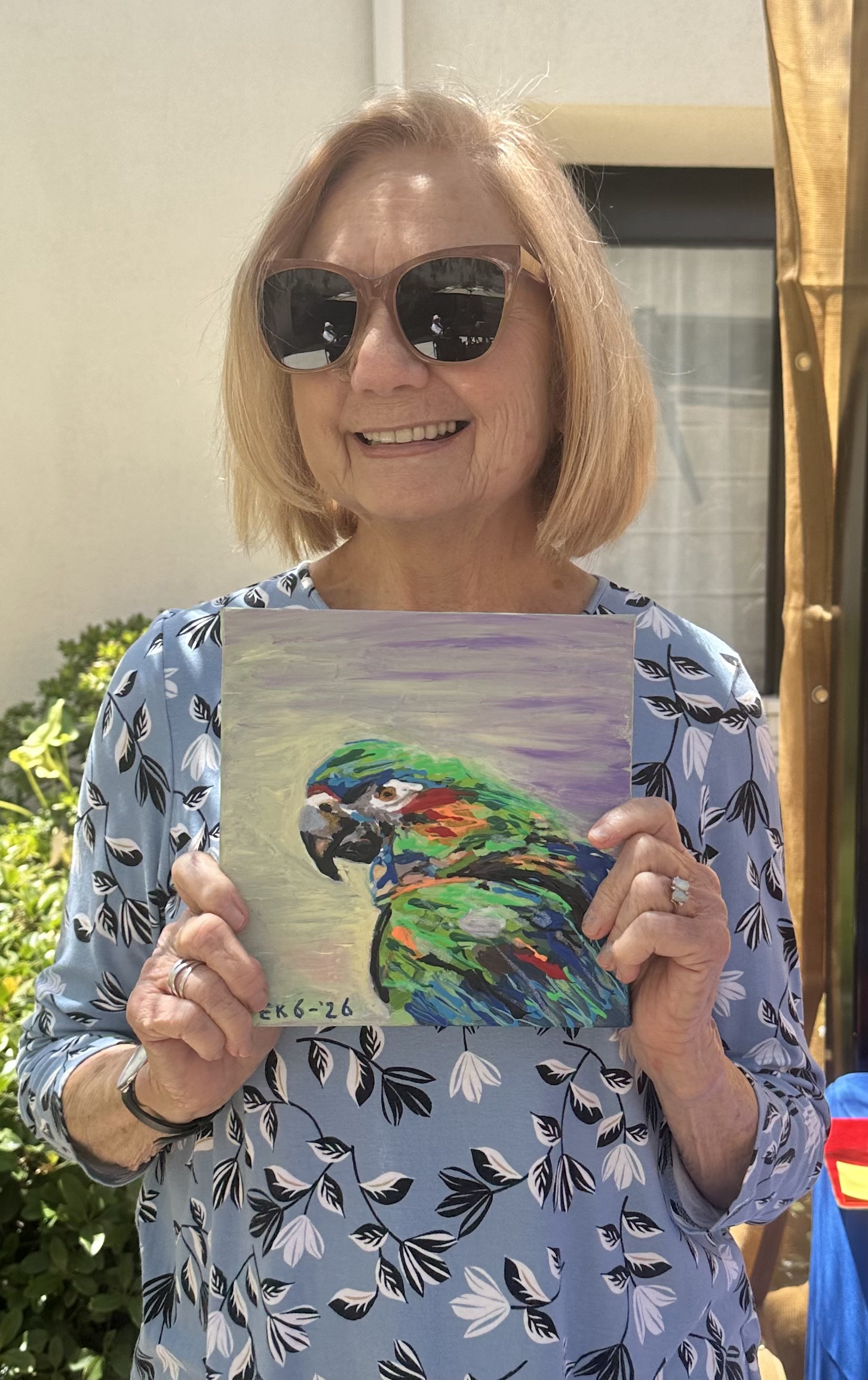 laurie k and painting