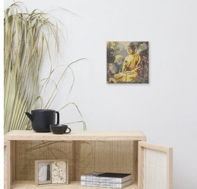 home buddha painting